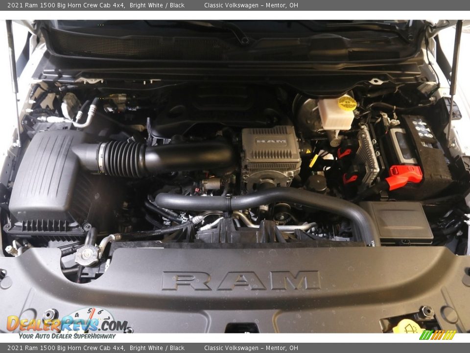 2021 Ram 1500 Big Horn Crew Cab 4x4 Bright White / Black Photo #23