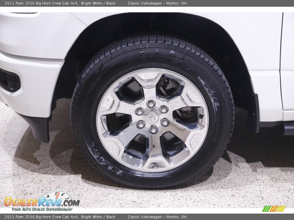 2021 Ram 1500 Big Horn Crew Cab 4x4 Bright White / Black Photo #24