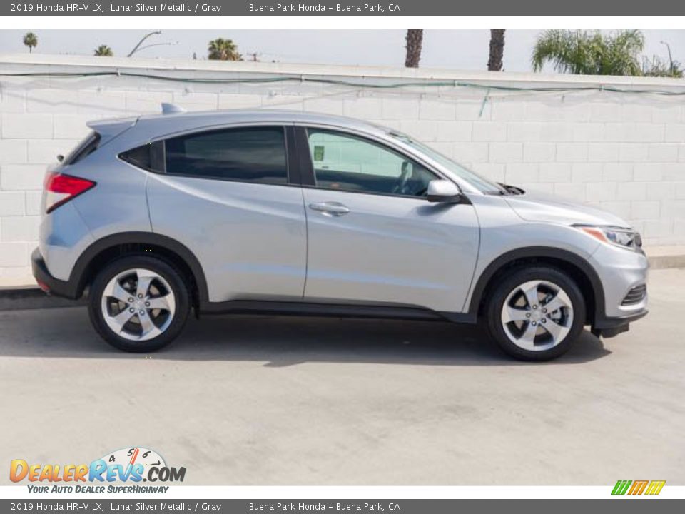 2019 Honda HR-V LX Lunar Silver Metallic / Gray Photo #14