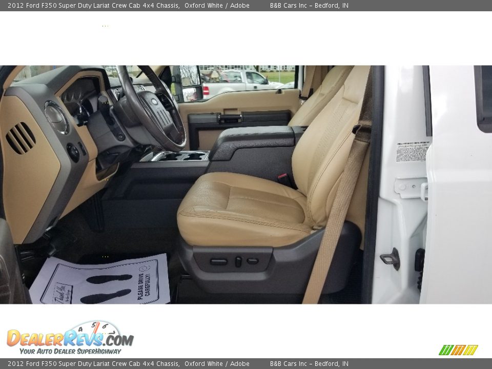 Front Seat of 2012 Ford F350 Super Duty Lariat Crew Cab 4x4 Chassis Photo #19