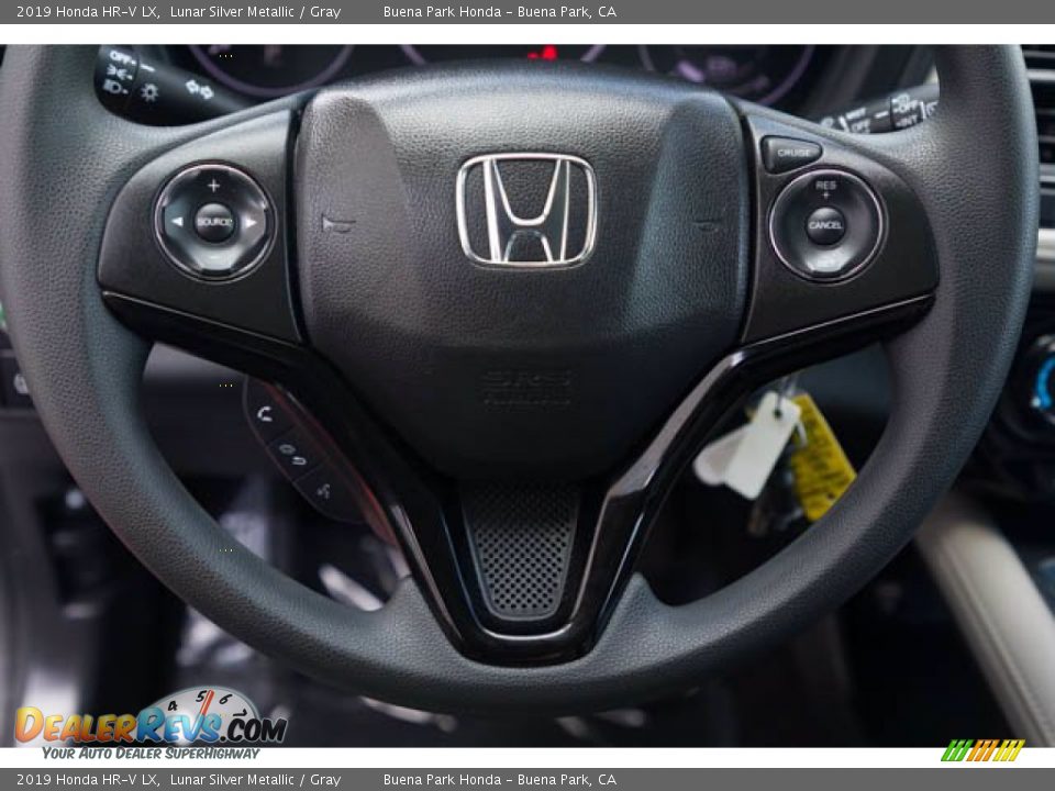 2019 Honda HR-V LX Lunar Silver Metallic / Gray Photo #15