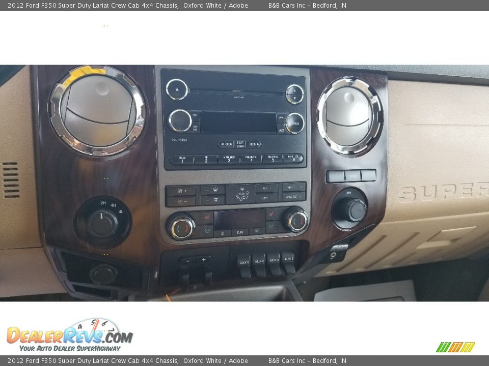 Controls of 2012 Ford F350 Super Duty Lariat Crew Cab 4x4 Chassis Photo #23