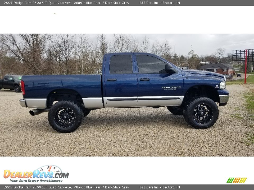 2005 Dodge Ram 2500 SLT Quad Cab 4x4 Atlantic Blue Pearl / Dark Slate Gray Photo #1