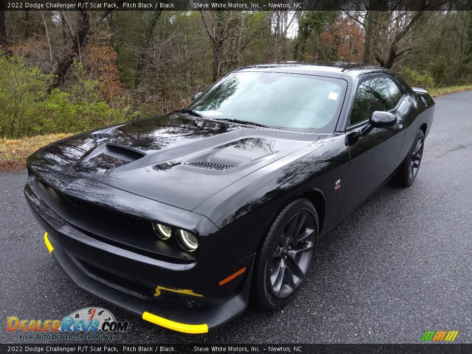 2022 Dodge Challenger R/T Scat Pack Pitch Black / Black Photo #2