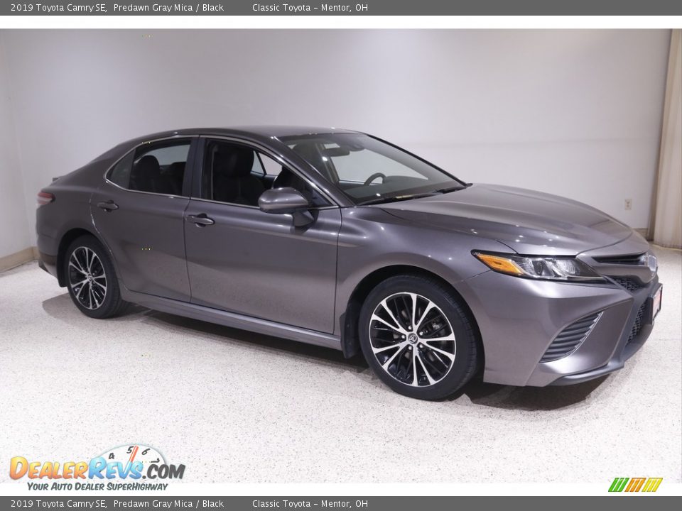 2019 Toyota Camry SE Predawn Gray Mica / Black Photo #1