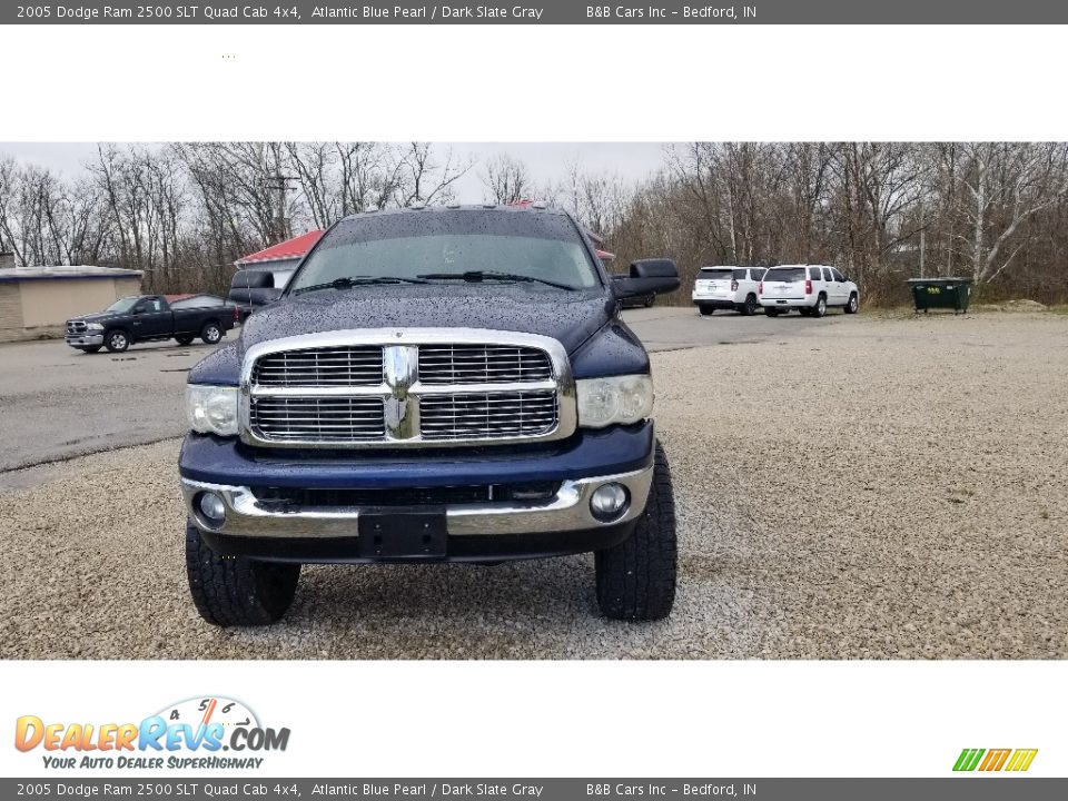 2005 Dodge Ram 2500 SLT Quad Cab 4x4 Atlantic Blue Pearl / Dark Slate Gray Photo #3