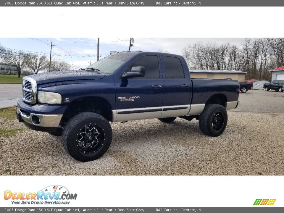 2005 Dodge Ram 2500 SLT Quad Cab 4x4 Atlantic Blue Pearl / Dark Slate Gray Photo #5