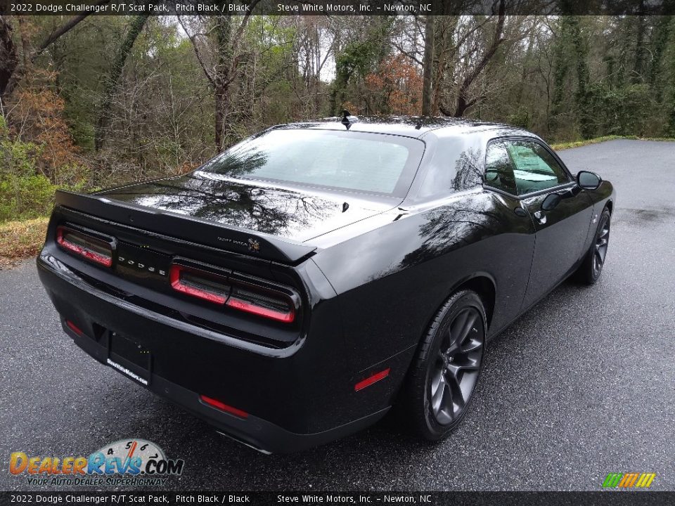 2022 Dodge Challenger R/T Scat Pack Pitch Black / Black Photo #6