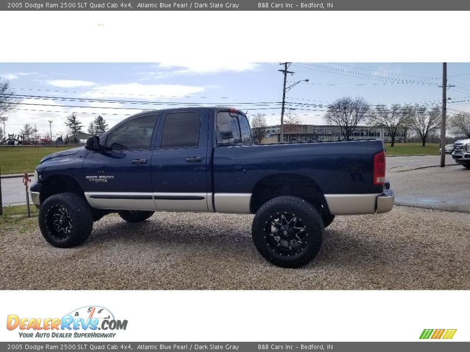 2005 Dodge Ram 2500 SLT Quad Cab 4x4 Atlantic Blue Pearl / Dark Slate Gray Photo #6