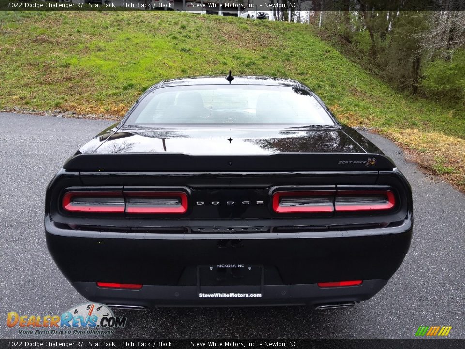 2022 Dodge Challenger R/T Scat Pack Pitch Black / Black Photo #7