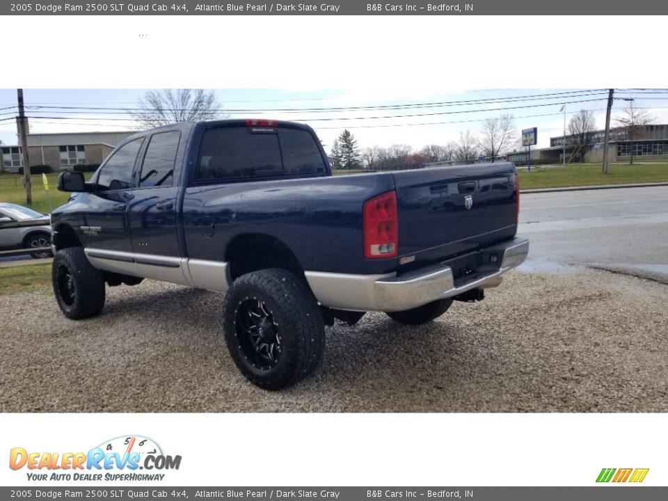 2005 Dodge Ram 2500 SLT Quad Cab 4x4 Atlantic Blue Pearl / Dark Slate Gray Photo #7