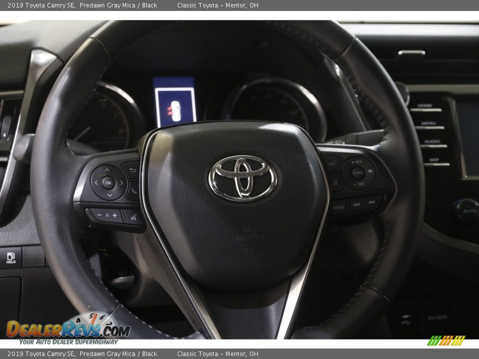 2019 Toyota Camry SE Predawn Gray Mica / Black Photo #7