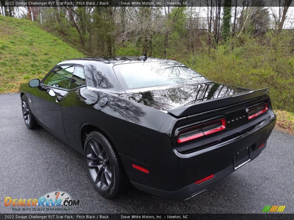 2022 Dodge Challenger R/T Scat Pack Pitch Black / Black Photo #8