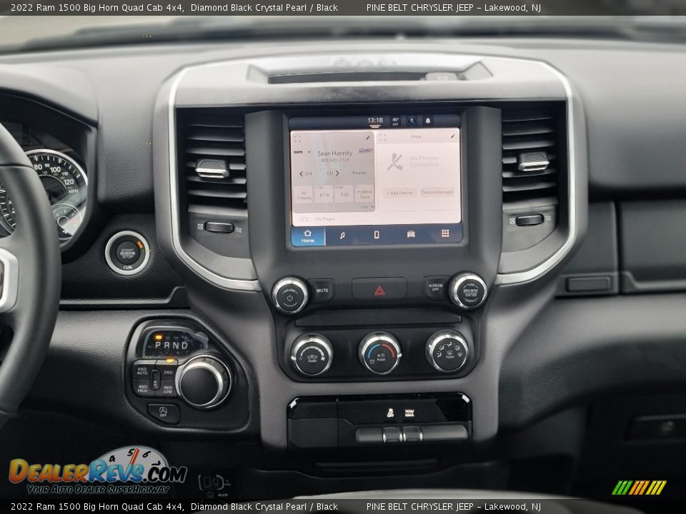 2022 Ram 1500 Big Horn Quad Cab 4x4 Diamond Black Crystal Pearl / Black Photo #10