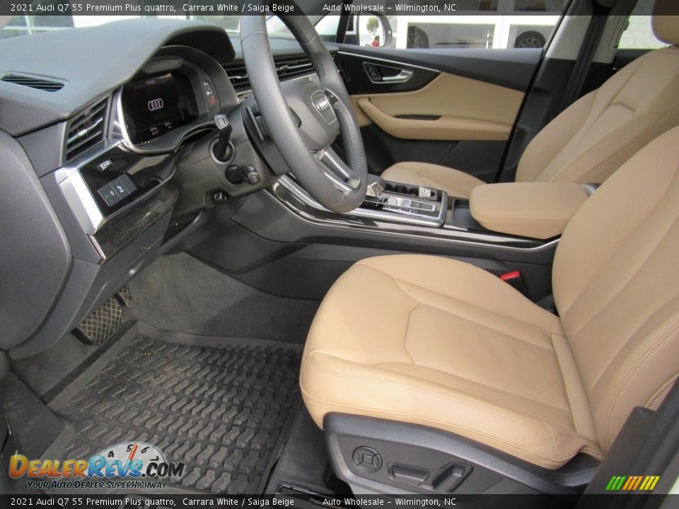 Saiga Beige Interior - 2021 Audi Q7 55 Premium Plus quattro Photo #10