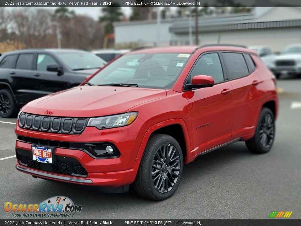 2022 Jeep Compass Limited 4x4 Velvet Red Pearl / Black Photo #1