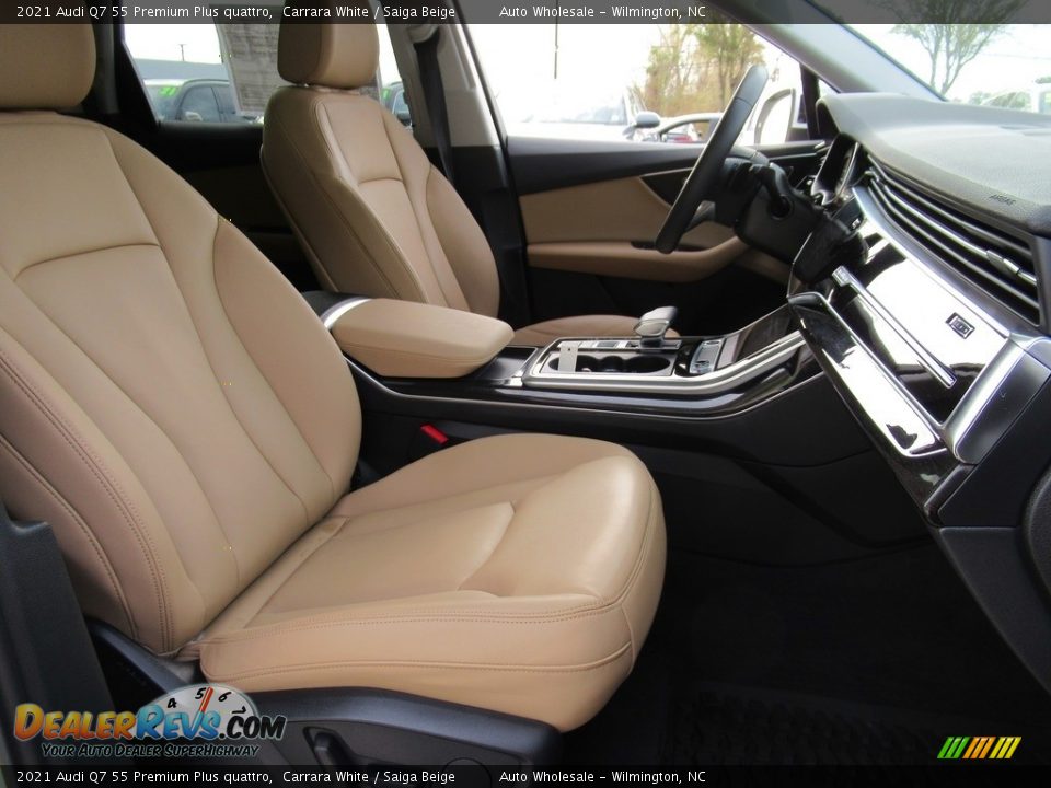 Front Seat of 2021 Audi Q7 55 Premium Plus quattro Photo #13