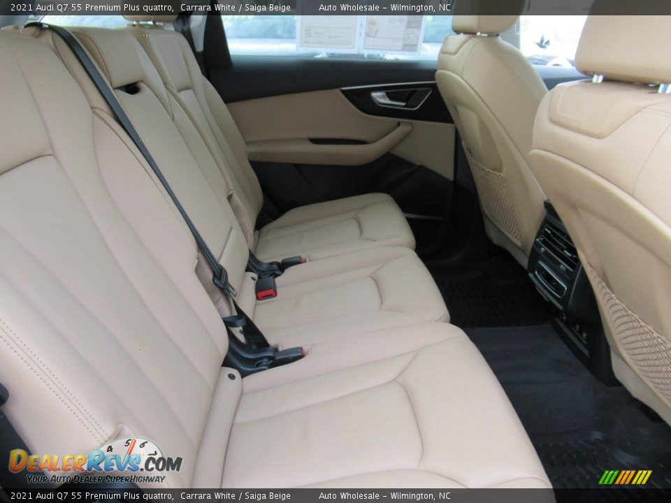 Rear Seat of 2021 Audi Q7 55 Premium Plus quattro Photo #14