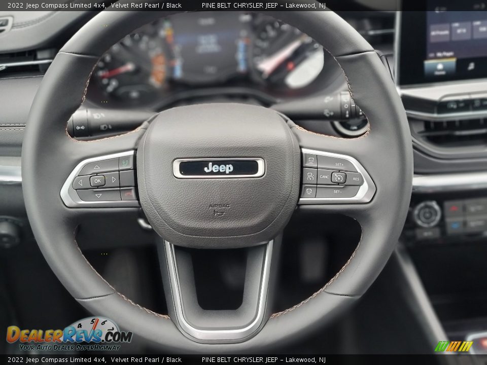 2022 Jeep Compass Limited 4x4 Velvet Red Pearl / Black Photo #11