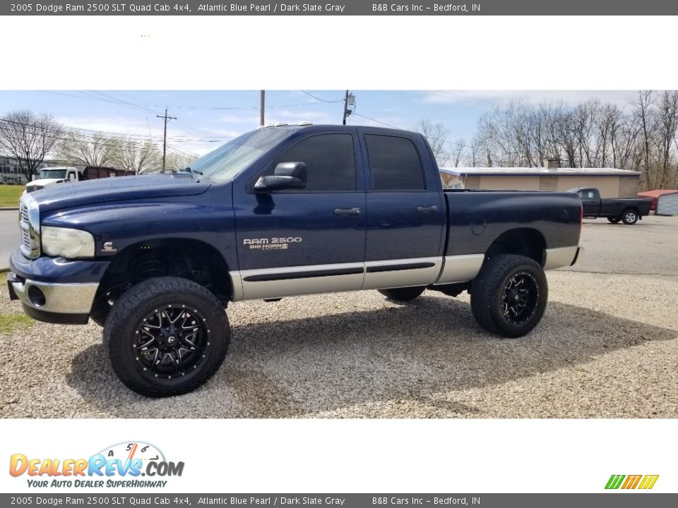 2005 Dodge Ram 2500 SLT Quad Cab 4x4 Atlantic Blue Pearl / Dark Slate Gray Photo #26