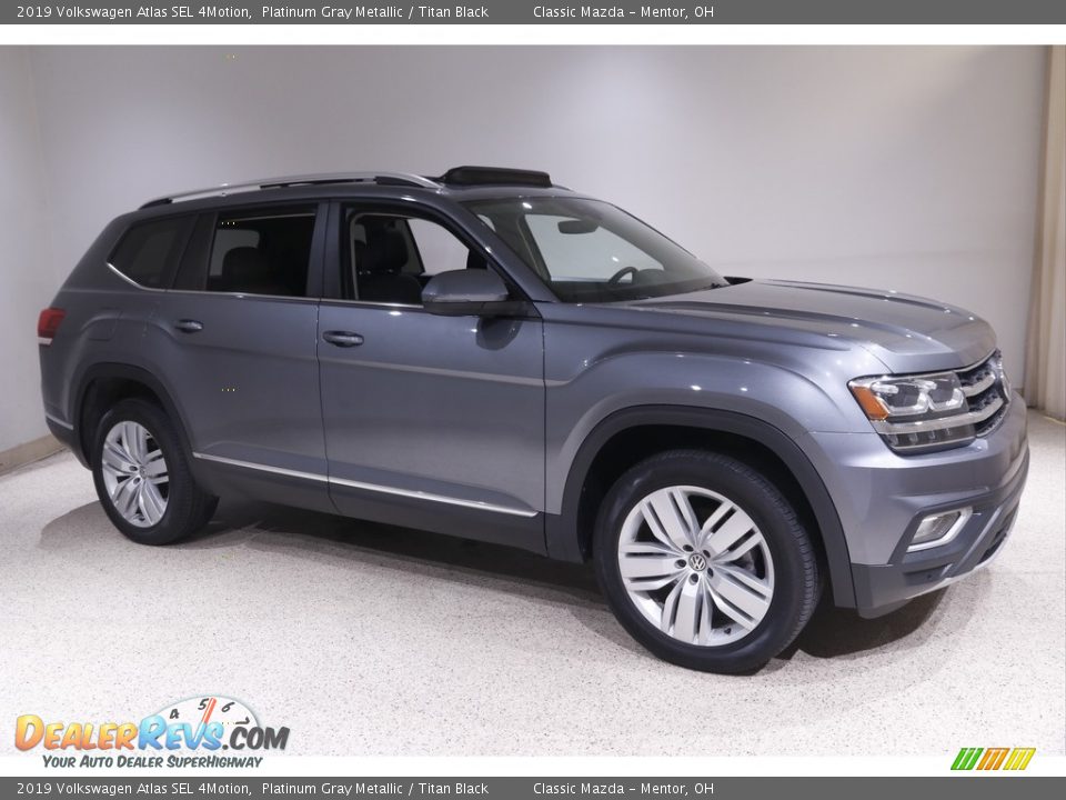 2019 Volkswagen Atlas SEL 4Motion Platinum Gray Metallic / Titan Black Photo #1