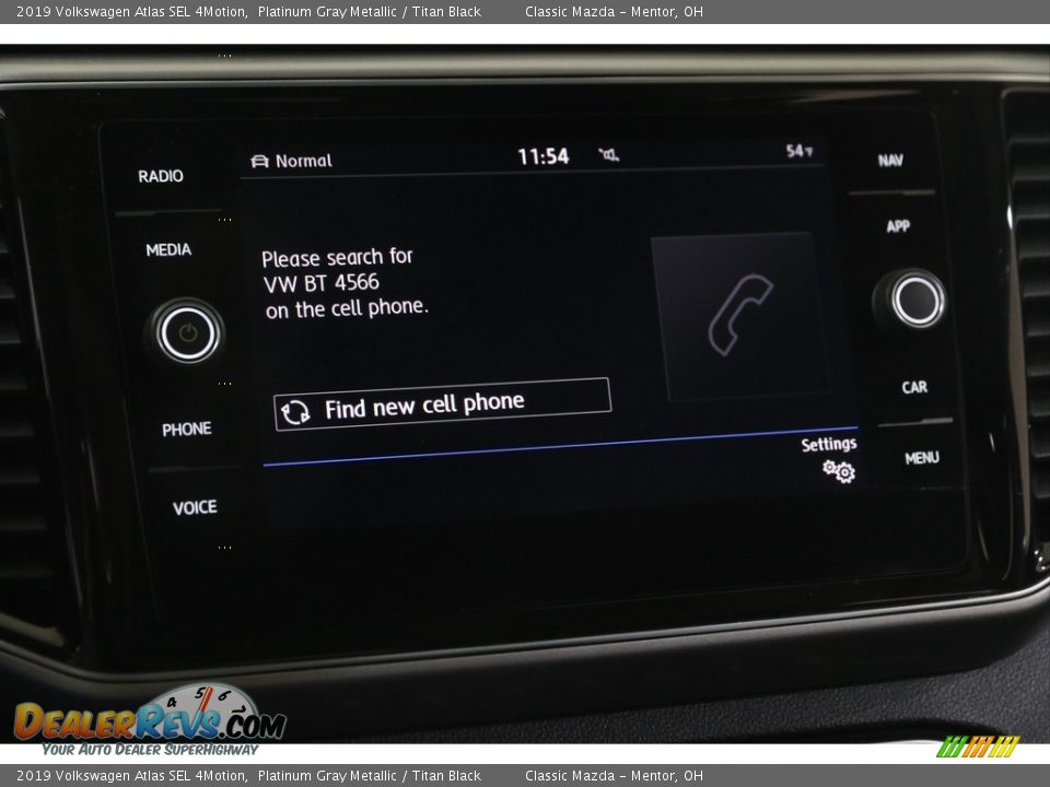 2019 Volkswagen Atlas SEL 4Motion Platinum Gray Metallic / Titan Black Photo #12