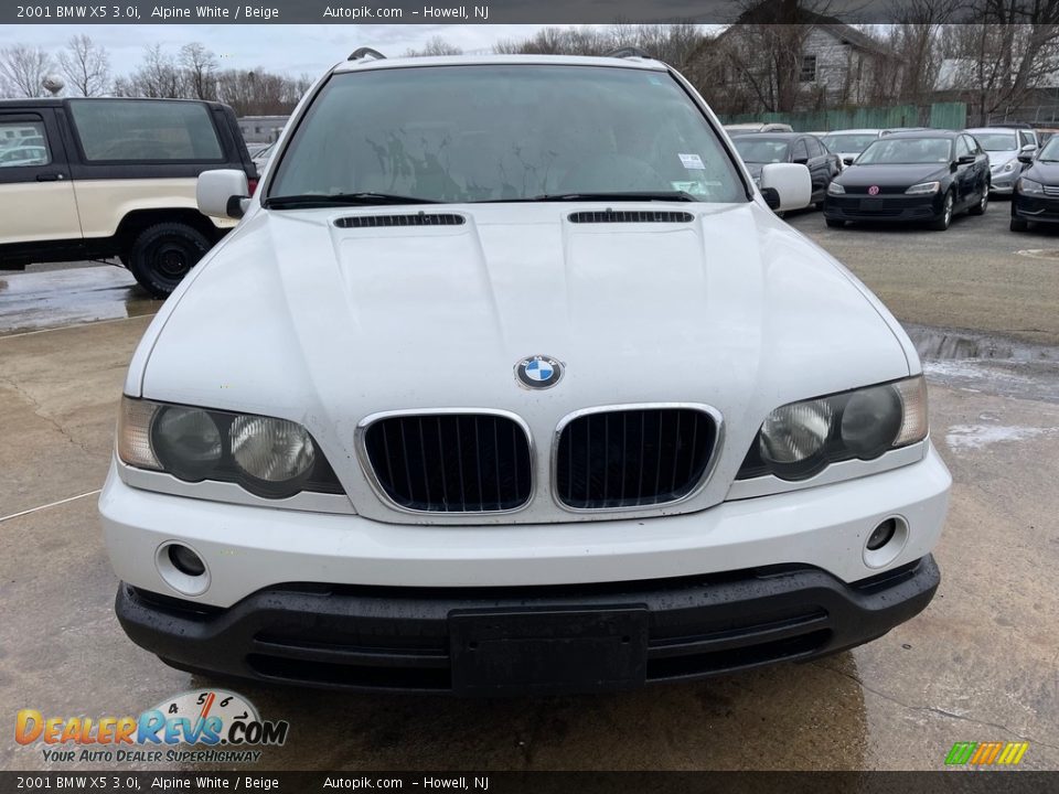 2001 BMW X5 3.0i Alpine White / Beige Photo #3