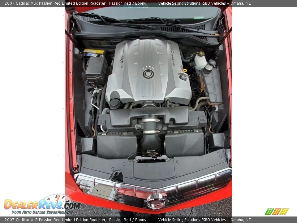 2007 Cadillac XLR Passion Red Limited Edition Roadster 4.6 Liter DOHC 32-Valve VVT V8 Engine Photo #5