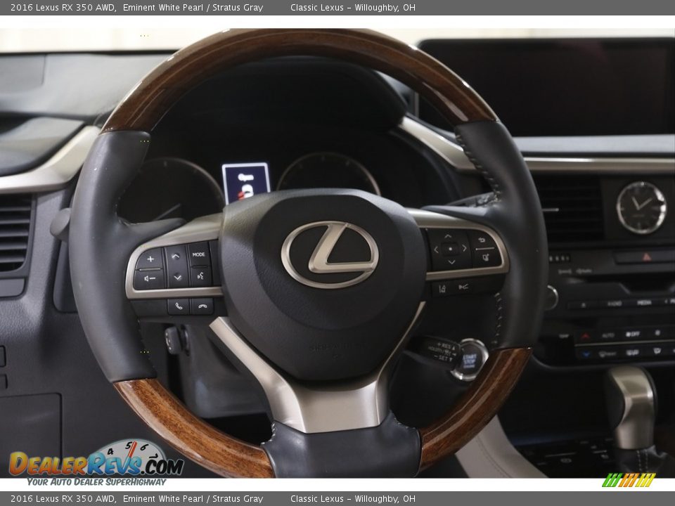 2016 Lexus RX 350 AWD Steering Wheel Photo #7