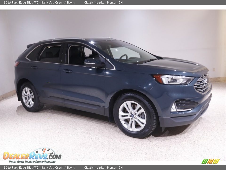 2019 Ford Edge SEL AWD Baltic Sea Green / Ebony Photo #1