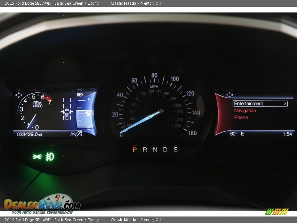 2019 Ford Edge SEL AWD Baltic Sea Green / Ebony Photo #8