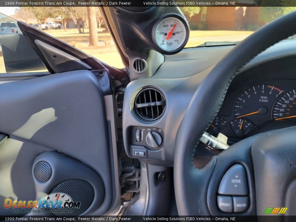 1999 Pontiac Firebird Trans Am Coupe Pewter Metallic / Dark Pewter Photo #3
