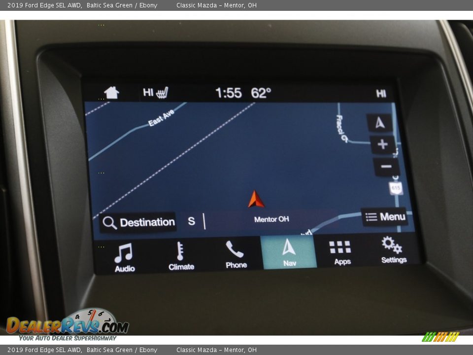 2019 Ford Edge SEL AWD Baltic Sea Green / Ebony Photo #10