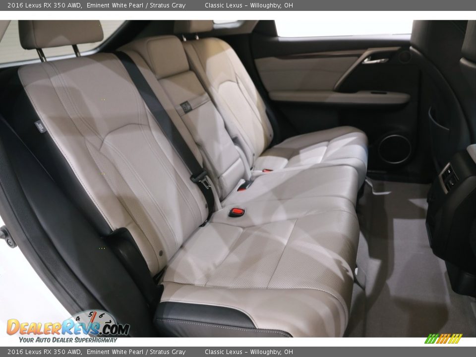 Rear Seat of 2016 Lexus RX 350 AWD Photo #20