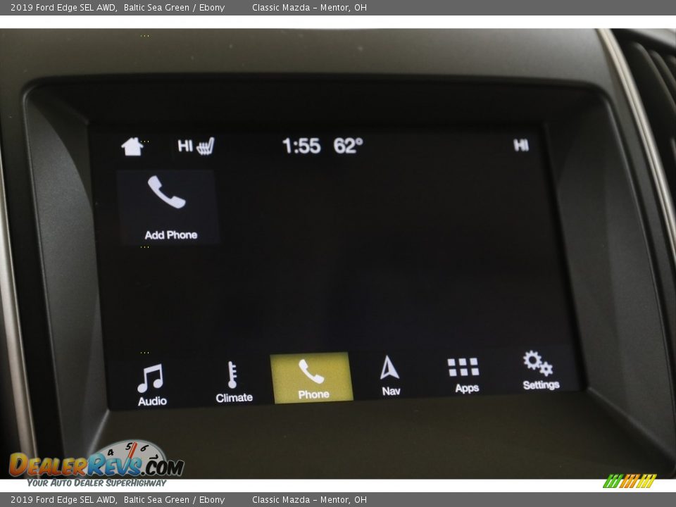 2019 Ford Edge SEL AWD Baltic Sea Green / Ebony Photo #13