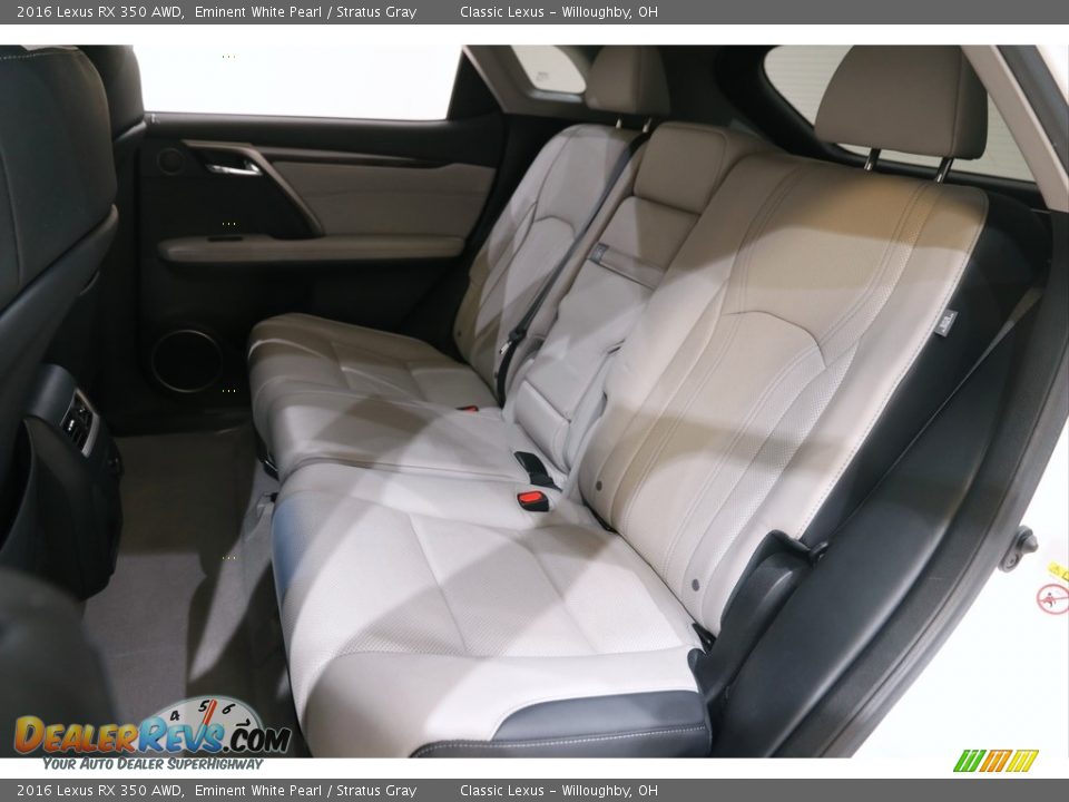 Rear Seat of 2016 Lexus RX 350 AWD Photo #21