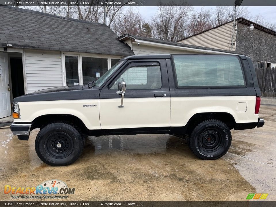 1990 Ford Bronco II Eddie Bauer 4x4 Black / Tan Photo #3