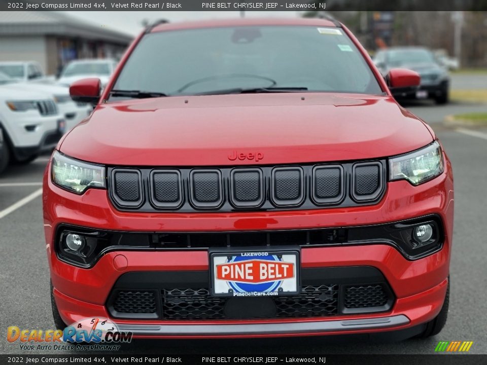 2022 Jeep Compass Limited 4x4 Velvet Red Pearl / Black Photo #3