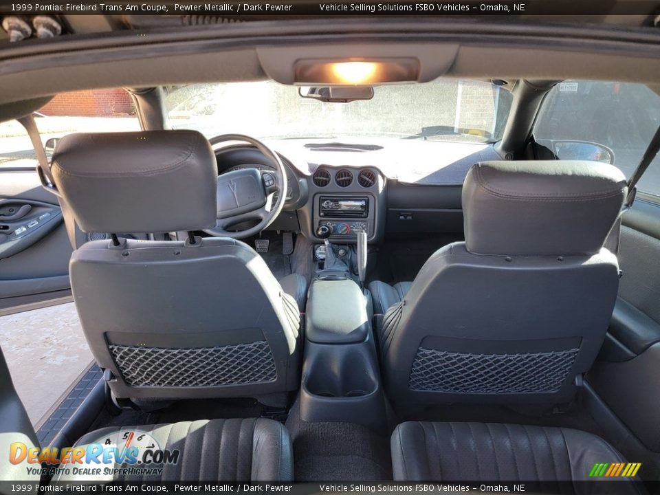 Dark Pewter Interior - 1999 Pontiac Firebird Trans Am Coupe Photo #9