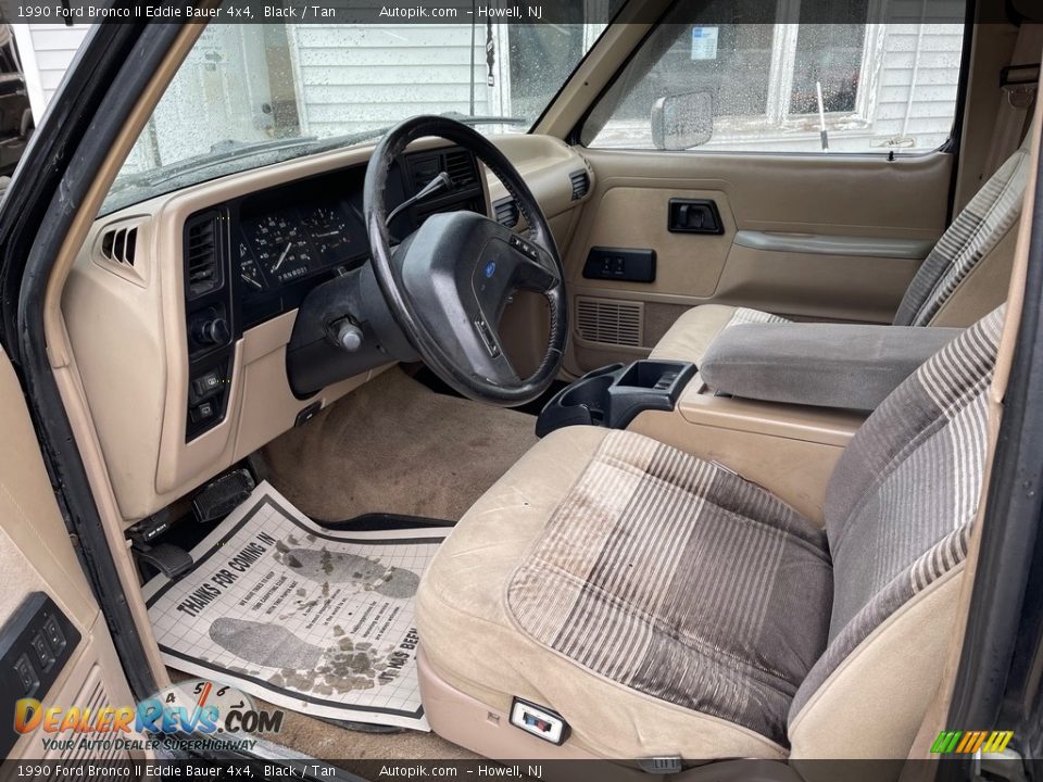 1990 Ford Bronco II Eddie Bauer 4x4 Black / Tan Photo #10