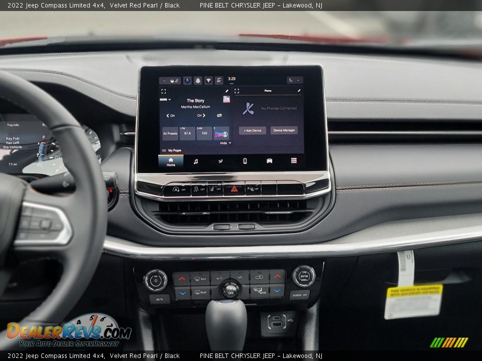 2022 Jeep Compass Limited 4x4 Velvet Red Pearl / Black Photo #10