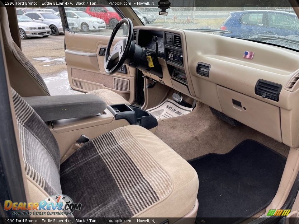 1990 Ford Bronco II Eddie Bauer 4x4 Black / Tan Photo #11