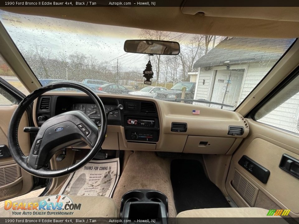 1990 Ford Bronco II Eddie Bauer 4x4 Black / Tan Photo #12