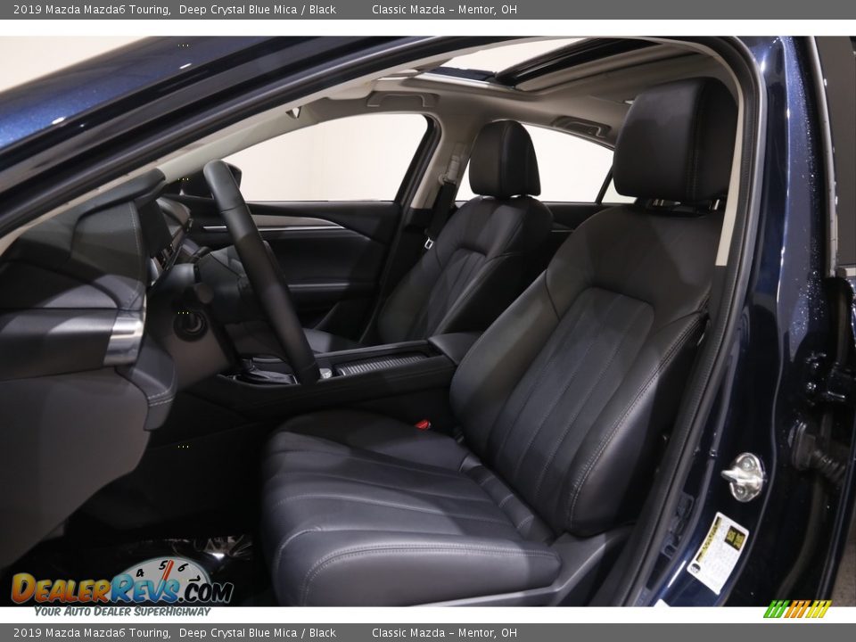 2019 Mazda Mazda6 Touring Deep Crystal Blue Mica / Black Photo #5