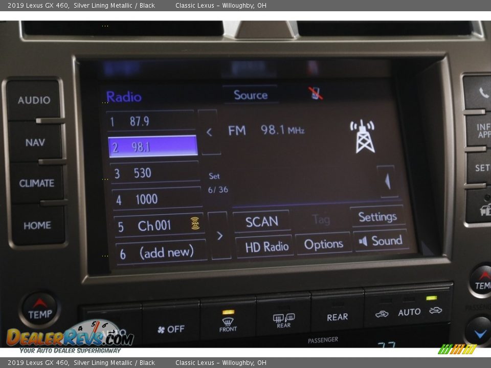 2019 Lexus GX 460 Silver Lining Metallic / Black Photo #12