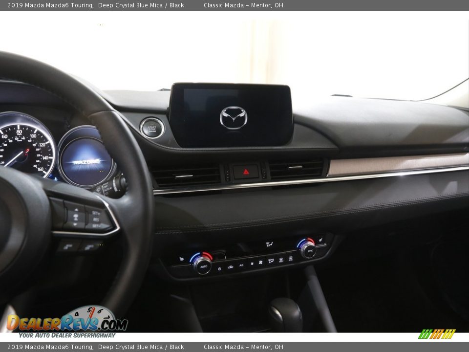 2019 Mazda Mazda6 Touring Deep Crystal Blue Mica / Black Photo #9