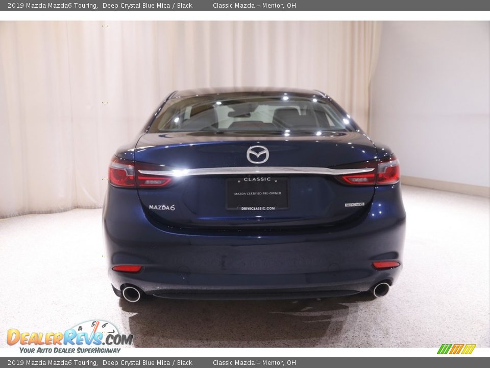 2019 Mazda Mazda6 Touring Deep Crystal Blue Mica / Black Photo #17