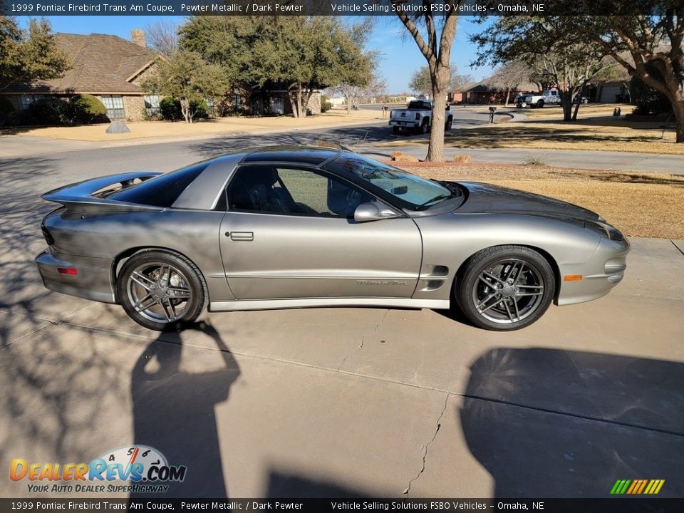 1999 Pontiac Firebird Trans Am Coupe Pewter Metallic / Dark Pewter Photo #27