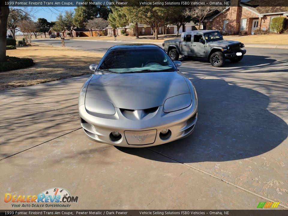 1999 Pontiac Firebird Trans Am Coupe Pewter Metallic / Dark Pewter Photo #28