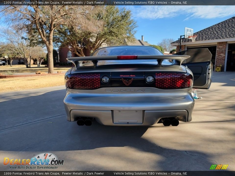 1999 Pontiac Firebird Trans Am Coupe Pewter Metallic / Dark Pewter Photo #29